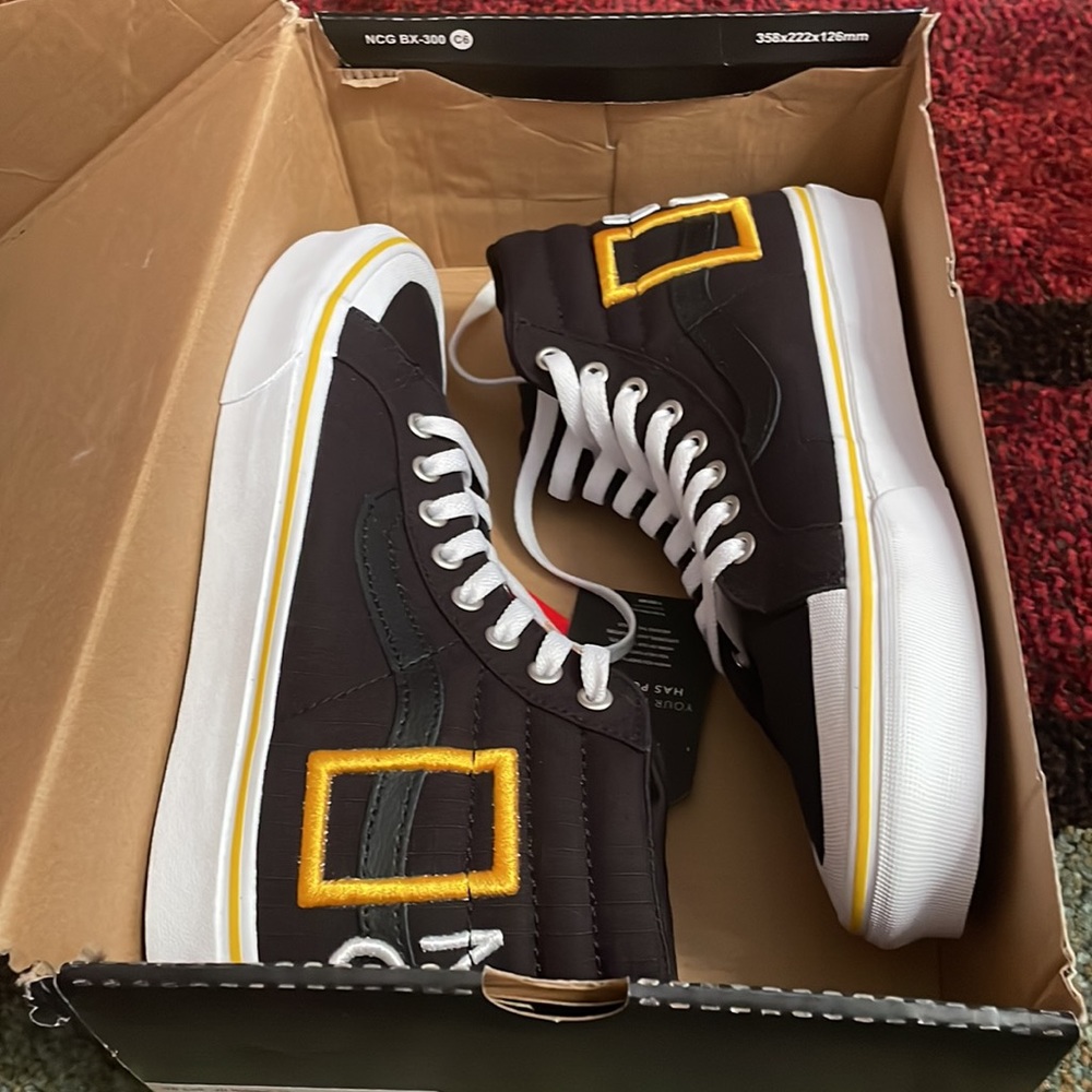 Vans Sk8 Hi Reissue 13 National Geographic logo limited edition - Picture 10 of 12